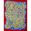 Bessie Nakamarra Sims #1233" Bush Carrot Dreaming " 122cm x 91cm